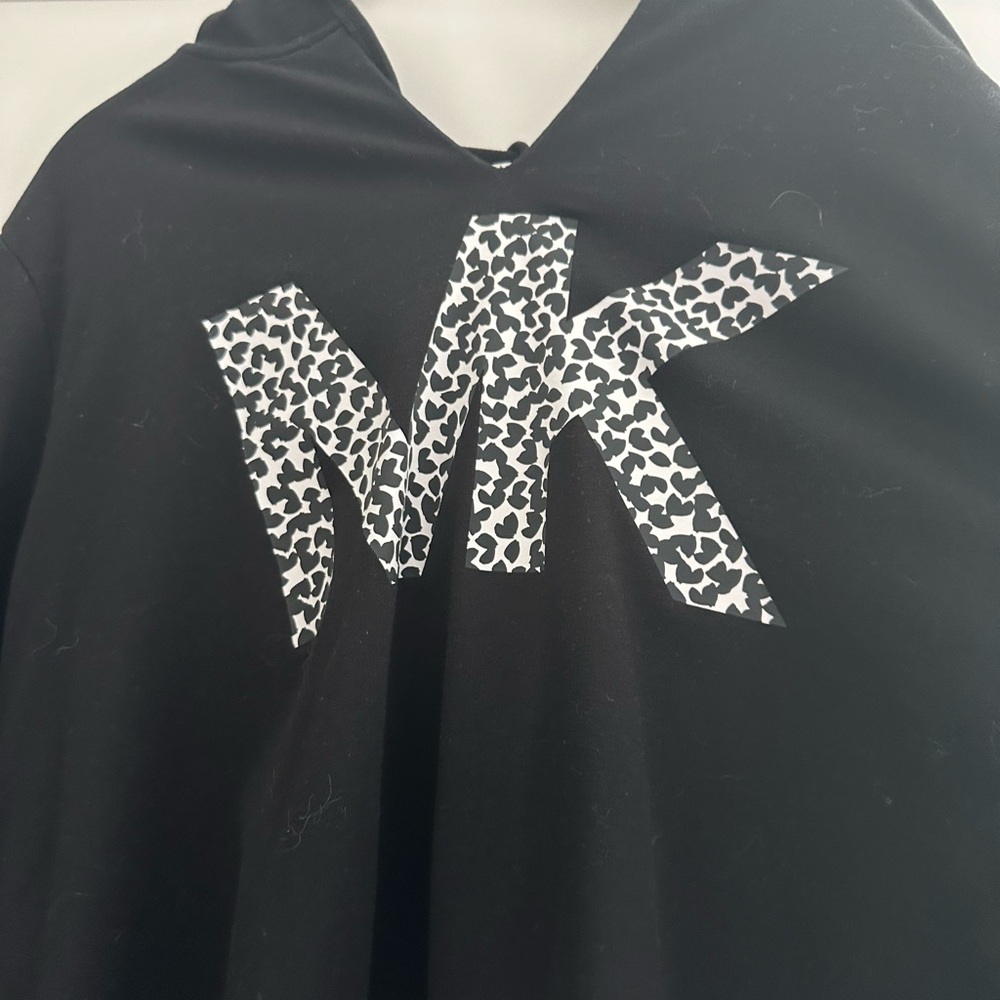 Michael Kors, hooded black sweatshirt, size 2X